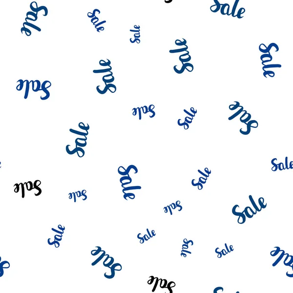 Bleu Clair Motif Sans Couture Vectoriel Vert Avec Des Signes — Image vectorielle