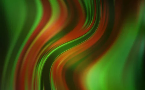 Luz Verde Vector Abstracto Brillante Plantilla Ilustración Colorida Estilo Abstracto — Vector de stock