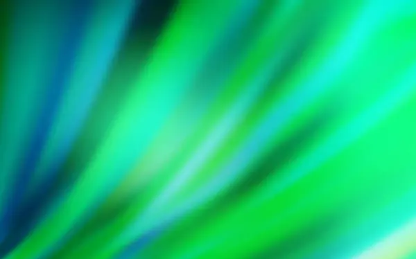 Vecteur Vert Clair Flou Motif Lumineux Illustration Abstraite Scintillante Avec — Image vectorielle
