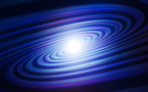 Dunkelblauer Vektorhintergrund Mit Astronomischen Sternen Leuchtend Farbige Illustration Mit Hellen — Stockvektor