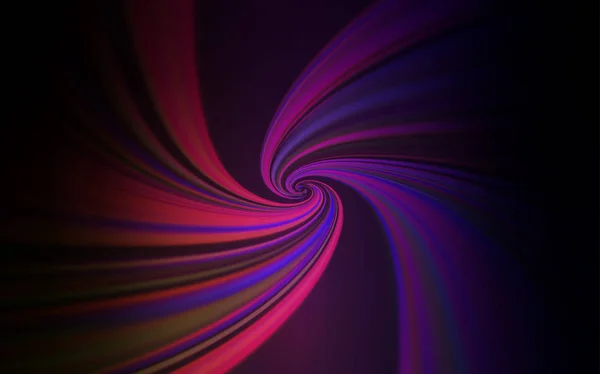 濃い紫色 曲線を持つピンクのベクターテンプレート グラデーションラインを使用したカラフルな抽象イラスト Web サイトの抽象デザイン — ストックベクタ