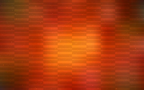 Donker Oranje Vector Achtergrond Met Rechte Strepen Glanzend Gekleurde Illustratie — Stockvector