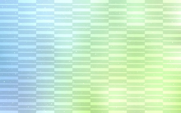 Hellblaues Grünes Vektorlayout Mit Flachen Linien Linien Auf Verschwommenem Abstrakten — Stockvektor
