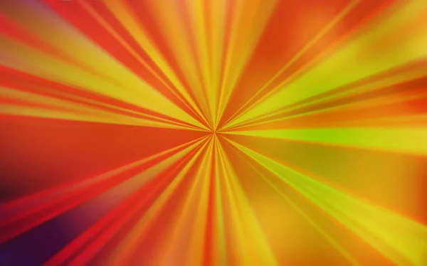 Rouge clair, Vecteur jaune texture floue et lumineuse . — Image vectorielle