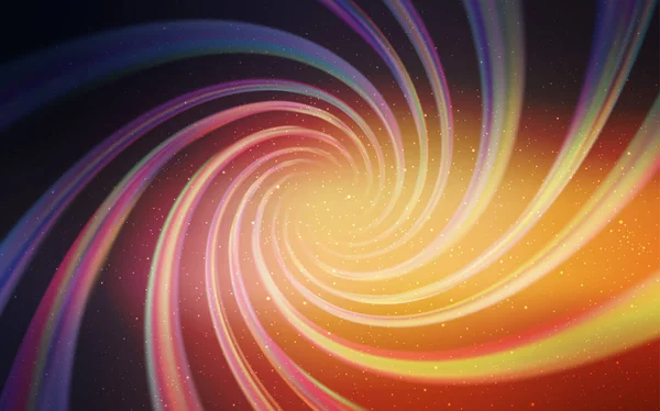 Açık pembe, gece gökyüzü yıldızları ile sarı vektör deseni. Büyük Dipper yıldızları ile modern soyut Illustration. Astronomi Web siteleri için desen.