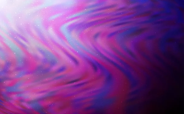 Dunkelrosa Vektorhintergrund Mit Astronomischen Sternen Glitzernde Abstrakte Illustration Mit Bunten — Stockvektor
