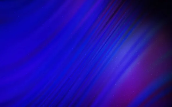 Sötét Kék Vektor Sablon Űrcsillagokkal Csillogó Absztrakt Illusztráció Színes Kozmikus — Stock Vector