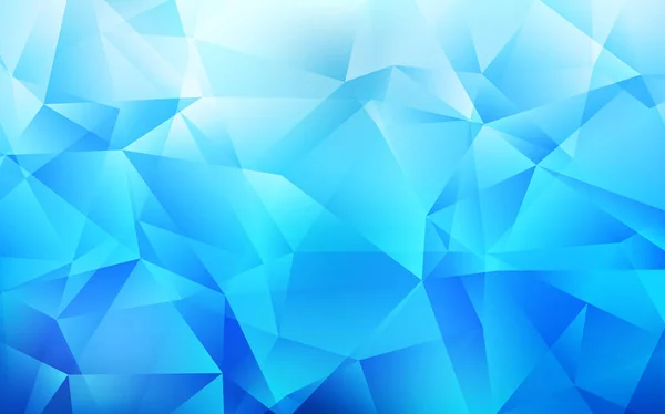 Light Blue Векторный Многоугольник Абстрактный Фон Творческая Иллюстрация Полутоновом Стиле — стоковый вектор