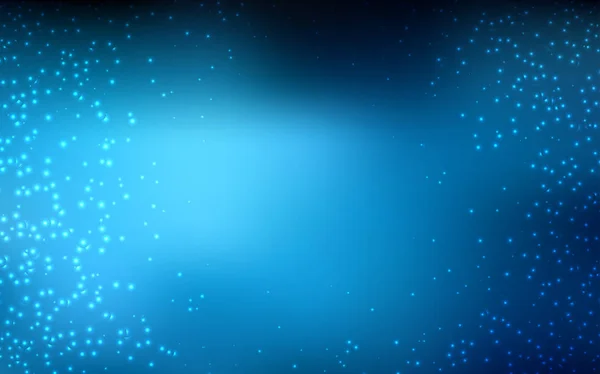 Tmavě Modrý Vektor Pozadí Galaxy Hvězd Glitter Abstraktní Ilustrace Barevný — Stockový vektor