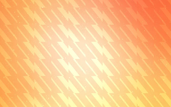 Светло Оранжевая Векторная Компоновка Плоскими Линиями Блестящие Абстрактные Иллюстрации Красочными — стоковый вектор