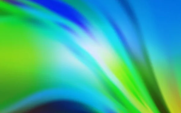 Ανοιχτό Μπλε Πράσινο Διάνυσμα Αφηρημένο Φωτεινό Πρότυπο Αφηρημένη Πολύχρωμη Απεικόνιση — Διανυσματικό Αρχείο