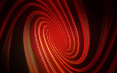 Gece gökyüzü yıldızları ile koyu turuncu vektör deseni. Büyük Dipper yıldızları ile modern soyut Illustration. Astroloji Web siteleri için desen.