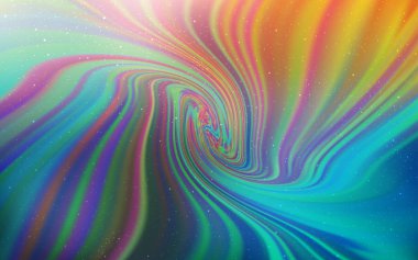 Açık mavi, kozmik yıldızlar ile sarı vektör düzeni. Büyük Dipper yıldızları ile modern soyut Illustration. Astroloji Web siteleri için desen.