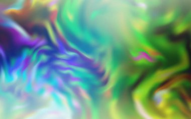 Açık mavi, yeşil vektör renkli soyut doku. Gradyan ile zarif parlak bir çizim. İşletmeniz için en iyi bulanık tasarım.