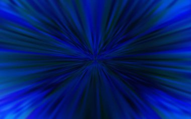 Koyu mavi vektör, parlak soyut arkaplanı bulanıklaştırdı. Görüntü tarzında tamamen yeni bir renkli çizim. Tasarımlar için arka plan.