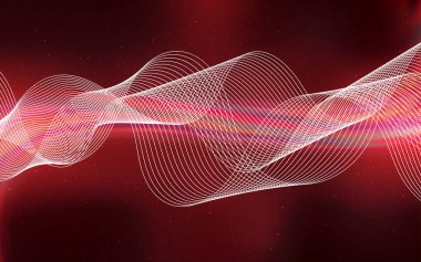 Açık Kırmızı Vektör soyut bulanık yerleşim.