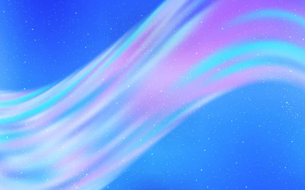 Световая Векторная Текстура Молочными Звездами Сияющая Цветная Иллюстрация Яркими Астрономическими — стоковый вектор