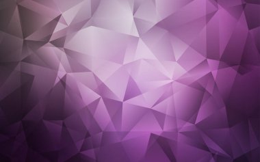 Hafif Mor vektör düşük poli dokusu.