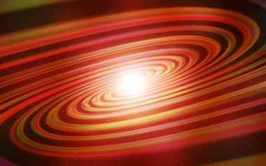 Samanyolu yıldızları ile Koyu Turuncu vektör dokusu.