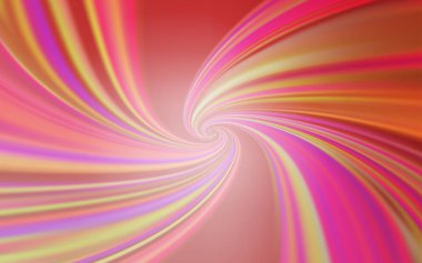 Eğri çizgileri olan Açık Pembe vektör arkaplanı.