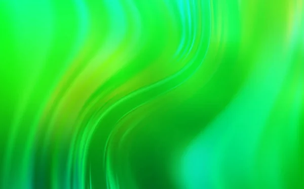 Светло Зеленый Вектор Размытый Окрашенный Узор Современная Абстрактная Иллюстрация Градиентом — стоковый вектор