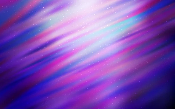 Luz Patrón vectorial púrpura con estrellas del cielo nocturno . — Vector de stock