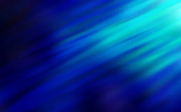 Disposition Vectorielle Bleu Foncé Avec Étoiles Cosmiques Design Décoratif Flou — Image vectorielle