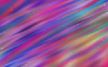 Çok renkli vektör doku ile Samanyolu yıldız ışık.