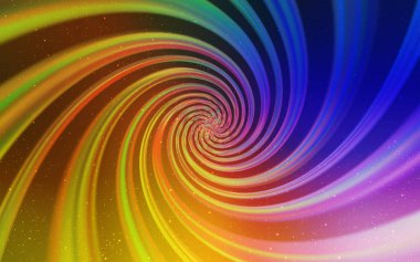 Koyu Pembe, Kozmik yıldızlarla sarı vektör düzeni.