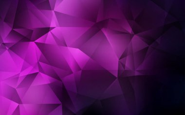 Koyu pembe vektör soyut mozaik arkaplan.