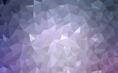 Açık Mor vektör gradyan üçgenler deseni.