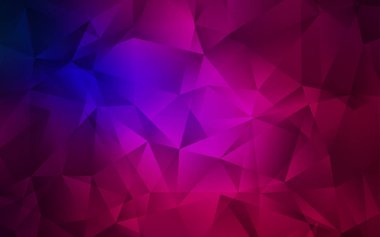 Koyu pembe, mavi soyut mozaik arka plan vektör.