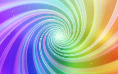 Çok renkli vektör doku ile Samanyolu yıldız ışık.