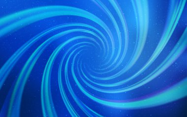 Kozmik Yıldızlar ile açık mavi vektör düzeni.