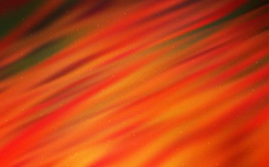 Galaksi yıldızları ile açık turuncu vektör arka plan.