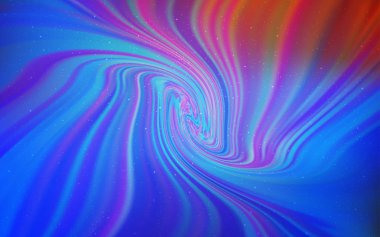 Açık Mavi, Astronomik yıldızlarla kırmızı vektör arka plan. Degradeile bulanık soyut arka plan üzerinde uzay yıldızları. Astronomi web siteleri için desen.