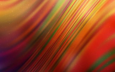 Gökada yıldız koyu turuncu vektör arka plan.