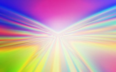 Bükülmüş çizgilerle açık Çok renkli vektör dokusu.