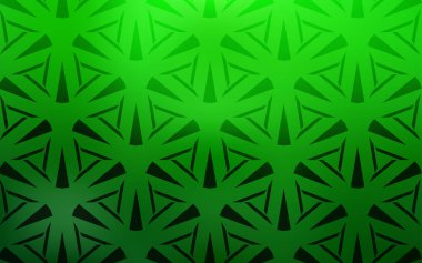 Işık yeşil vektör desen poligonal tarzı ile. Üçgen doğa tarzı ile güzel illüstrasyon. Reklam için desen.