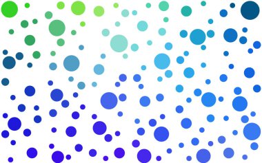 Açık Mavi, diskleri olan yeşil vektör dokusu.