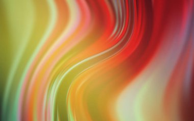 Açık Yeşil, Kırmızı vektör soyut düzeni. Bulanıklık tarzında tamamen yeni renkli bir illüstrasyon. Tasarımınızın yeni yolu.