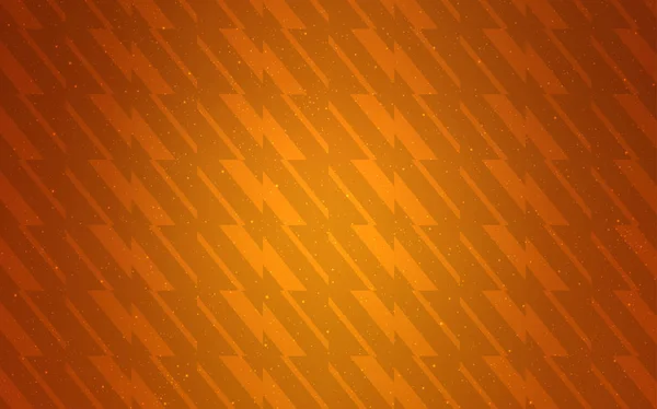 Fondo vectorial naranja claro con rayas . — Vector de stock