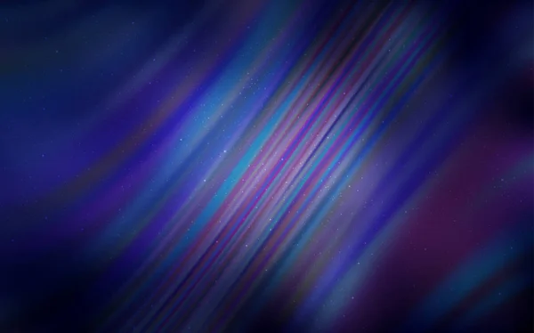 Mise en page vectorielle violet foncé avec étoiles cosmiques . — Image vectorielle