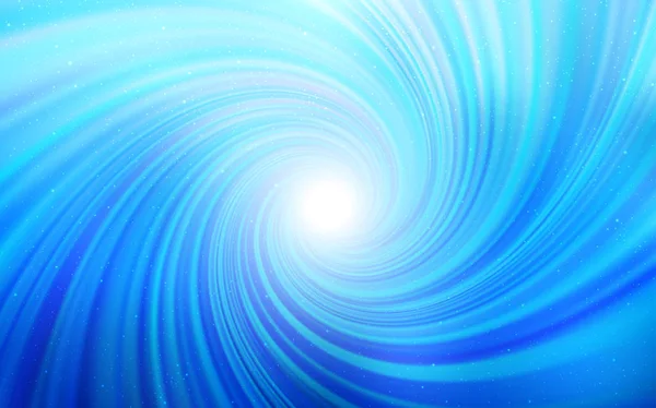 Modèle vectoriel bleu clair avec étoiles du ciel nocturne . — Image vectorielle