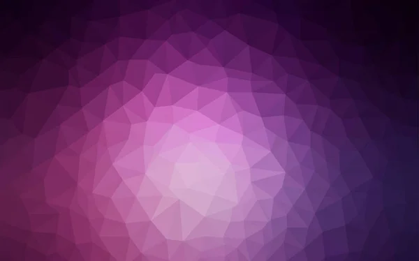 ダークピンクベクトル多角形の抽象的な背景. — ストックベクタ