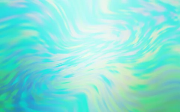 Modèle Lumineux Flou Vecteur Vert Clair Illustration Abstraite Colorée Avec — Image vectorielle
