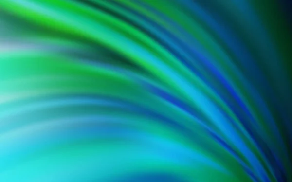 Azul claro, verde vector abstracto diseño borroso. — Vector de stock
