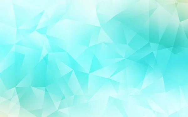 Светло Зеленый Векторный Многоугольник Абстрактный Фон Современная Абстрактная Иллюстрация Треугольниками — стоковый вектор