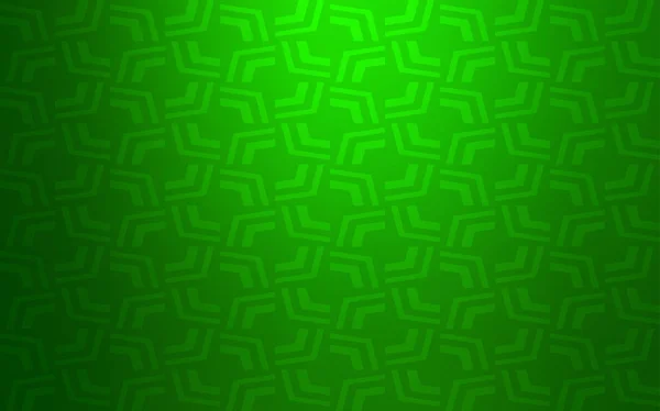 Licht Groene Vector Achtergrond Met Gebogen Cirkels Glitter Abstracte Illustratie — Stockvector