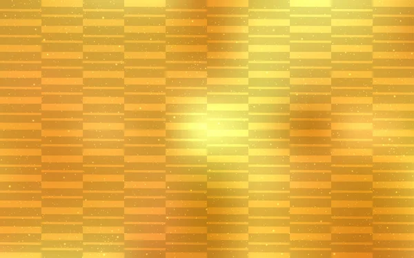 Texture vectorielle jaune foncé avec lignes colorées . — Image vectorielle